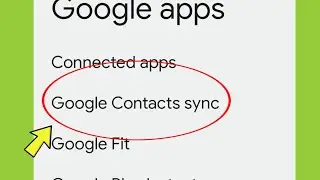 Настройки синхронизации контактов Google в Oneplus Nord CE3