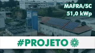 Energia Solar em Mafra/SC - Sistema Comercial 51,0kWp - TeraSolar