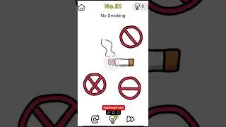Brain Out Can you pass it   No  21 No smoking #brainout