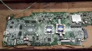 acer v5-551g quanta ZRP, востановление пятаков, замена проца.