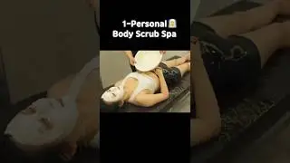 ASMR🛁 1-personal body scrub spa