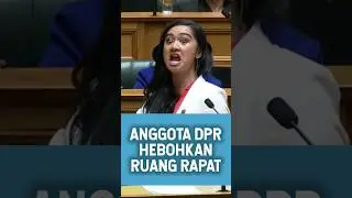 Keren, Aksi DPR cantik mengguncang ruang rapat (mirip nafa urbach) #unik #dpr #aneh #viral #tarian