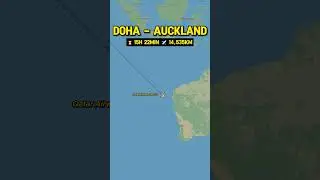 Doha (DOH) to Auckland (AKL) Qatar Airways QR920 #dohaairport #aucklandairport #qatarairways