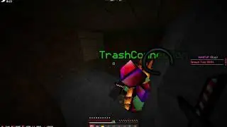 hacker hitting through blocks