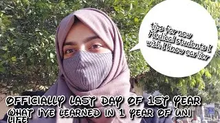 My last day of 1st year| tips for new medical students | The Khan Vlogs