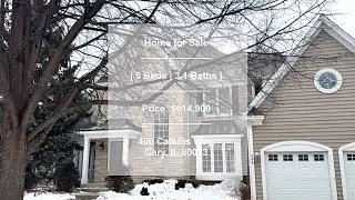 Home for Sale | 406 Catkins Way, Cary, IL | $614,900 | Mesmerizing 5 Beds &bull; 3.1 Baths |
