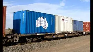 5MA5 Pacific National Container Train With NR73 NR60 G530 (7/12/2023) - PoathTV Australian Railways