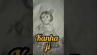 Little Krishna Drawing in | କୃଷ୍ଣ ଡ୍ରଇଂ କେମିତି କରିବାEasy Bal Krishna Drawing #littlekrishna #sketch