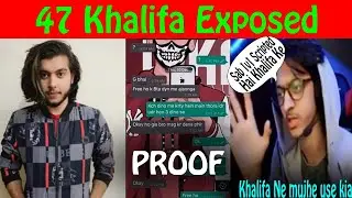 47 Khalifa Exposed On Live By Bablu Pikachu | MiniuTic Talks