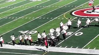 SCSU Husky sports band performing Billy Joel halftime show