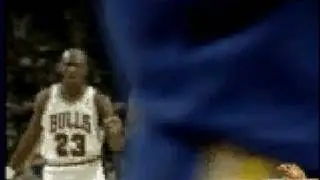 Jordan pass to Scottie Pippen alley-oop vs Golden State Warriors - NBA Regular Season 1992/1993