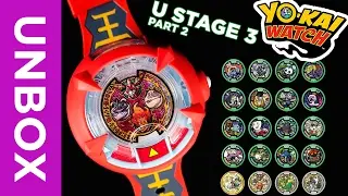 BLAZION SONG MEDAL!? Yo-Kai Medal U Stage 3 Unboxing part 2 / Yo-Kai Watch