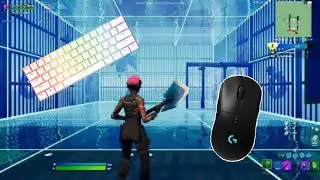 MK21 ASMR & Logitech g305 chill😍 Satisfying Keyboard Fortnite blue switch 60 FPS