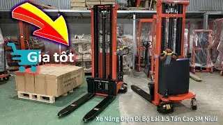 B&Aacute;O GI&Aacute; Xe N&acirc;ng Điện Đi Bộ L&aacute;i 1.5 Tấn Cao 3M Niuli - Model: CTDC1530