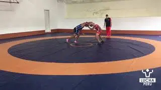 Sixto Aucapiña vs Jhon Chunga / Topes de entrenamiento La Ponderosa - LUCHA PERU