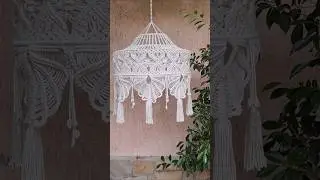 Macrame  lamp