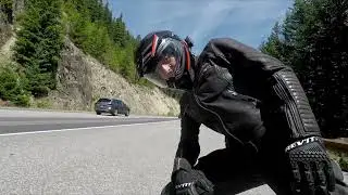 Riding up US-26 to Clear Water Lake, Mount Hood