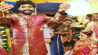 NAMITHA MARRIED VEERA AT TIRUPATI