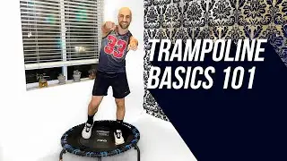 TRAMPOLINE BASICS 101 | Learn how to bounce | Fitness Rebounder Beginner Workout