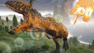 The Isle - Giga Vs Trex & Shant! Big Herbivore Group! (GamePlay)