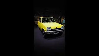 icons #Renault4 and #Renault5 share the spotlight on the #Renault stand at the #Retromobile show