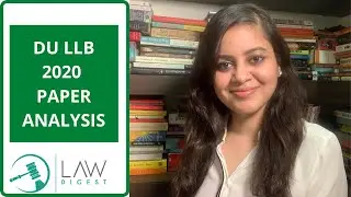 DU LLB 2020 paper analysis | DU LLB 2020 Exam Over