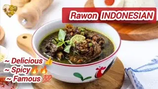 Indonesian culinary lover's review of RAWON recipes and cooking #cooking #foodstreet #foodvideos 