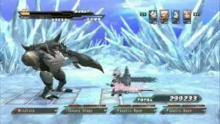 Cross Edge PS3 Boss battle (Hard) 5-2 Grava