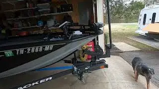 Installing a winch mount boat step Tracker 175txw