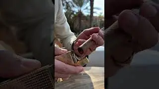Starting the week with an ASMR cutting and lighting of the EGM Escudo outside Nammos in Dubai 🇦🇪