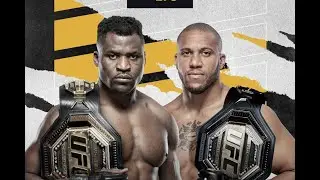 Francis Ngannou vs Ciryl Gane round 3 Live ufc texas