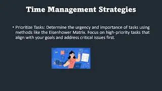 5 Key Points in Time Management