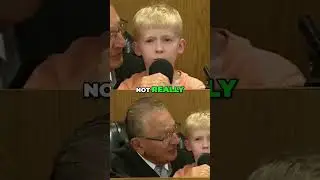 Cute Kid Wins Over the Courtroom #shorts