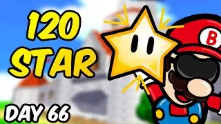 BLINDFOLDED SM64 - 120 Star for World Record (Day 66)! LLL100 & 16 Star COMEBACK!