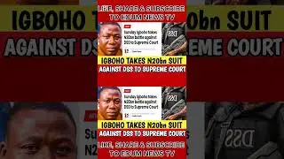 🔥FEARLESS! 🔥Sunday Igboho Takes N20bn Legal Battle Against DSS to Supreme Court