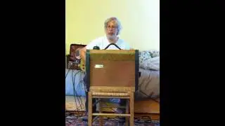 Silvertone 1333 vintage tube amp demo with harp and guitar