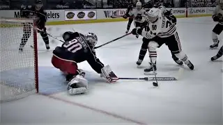 4/10/21   Carl Soderberg Gets The Hawks Equalizer On A Failed Elvis Poke Check