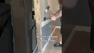 Check out this no trim removal damage tool I picked up #tools #carpentry #funny