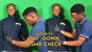ASMR TSA Security Check - Fast & Aggressive Pat Down Roleplay Soothing Whispers & Relaxing Sounds