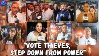Massive Candlelight Protest in Bengaluru Against Electoral Malpractices #bengalurucentral #votechori