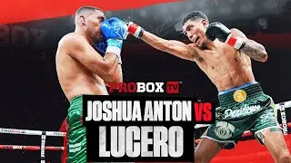 &iexcl;11-0, 10.&ordm; DETENCI&Oacute;N! &iexcl;Joshua Kevin Anton FUERZA una detenci&oacute;n en el corner contra Isa&iacute;as Lucero! 🔥