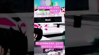 Brookhaven  girls outfit tutorial and one more search: pink valk