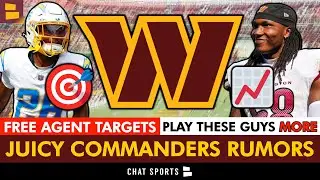 Commanders Rumors: Post-Deadline Free Agency Targets + Commanders That Should Play MORE & LESS