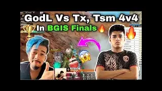 GodLike Vs XSpark, Tsm Ftx In BGIS Finals 🏆🔥4v4 😳