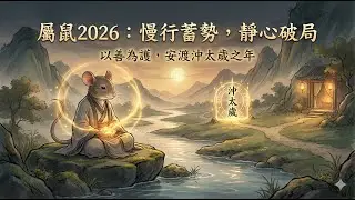 2026 生肖運勢詳解：屬鼠如何安度「沖太歲」？事業、財運、健康全攻略，教你「先破後立」的智慧 #屬鼠, #2026運勢, #沖太歲, #生肖運程, #紫微斗數,  #破財, #車關, #行善積德