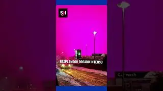Extra&ntilde;a aparici&oacute;n inusual en Reino Unido,(el Cielo se v&eacute; Rosa) por...