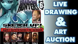 Guest: Jason Dube of the comic Shadow Hunters! Sketch Up With Mog and Mel!