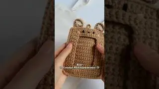 Bear Crochet Photocard Holder ʕ⁠っ⁠&bull;⁠ᴥ⁠&bull;⁠ʔ⁠っ ♡