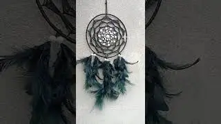 Wall hanging Dreamcatcher 💓 #embroidery #handmadedreamcatcher #diydreamcatcher #dreamcatchermaking