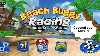 Beach Buggy Racing game coconut cup Level 4 